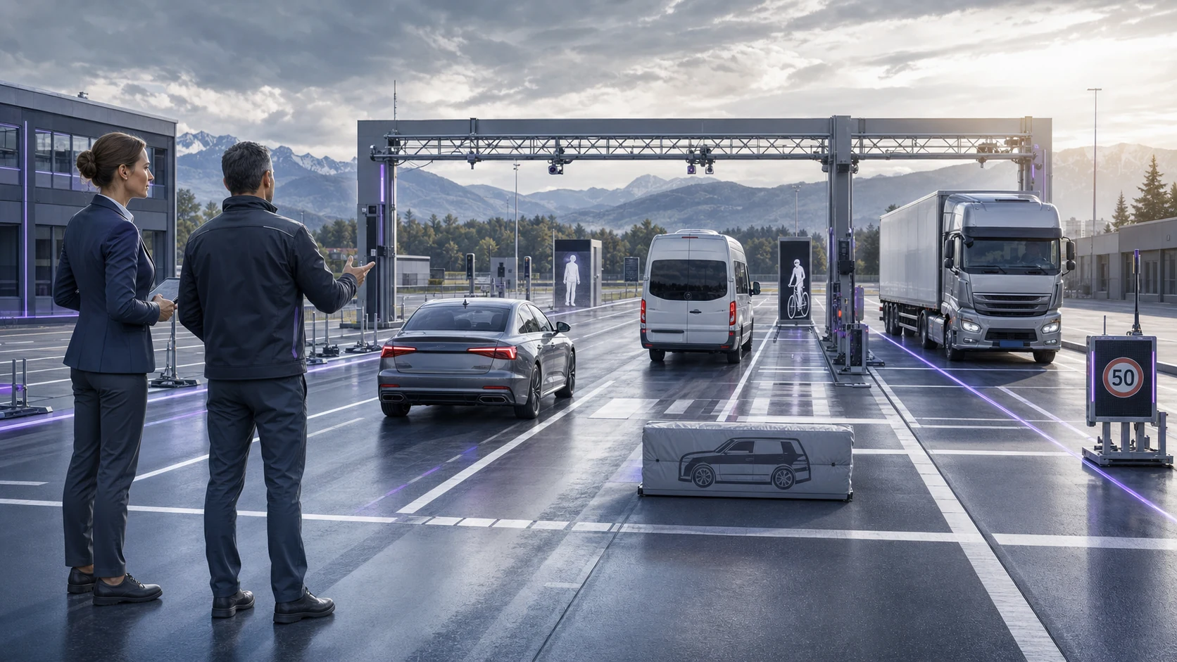 GSR II 7 Temmuz geçişinde otomobil, minibüs ve ağır araç güvenlik testleri