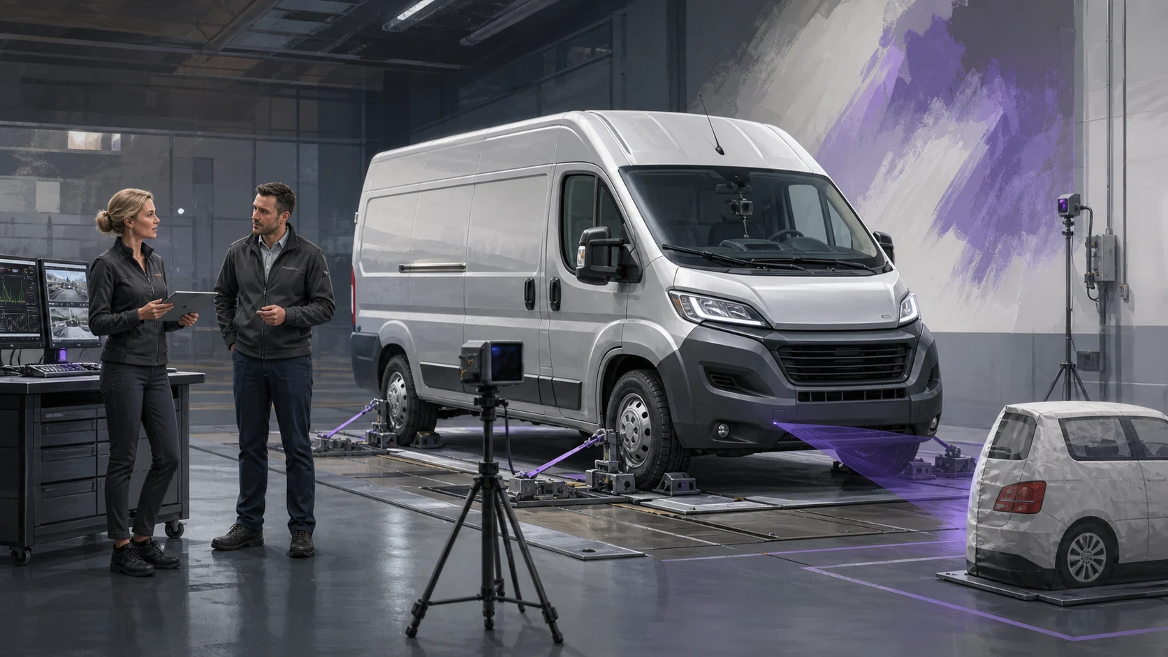 Peugeot Boxer M2 GSR II dönüşümünde acil fren ve kamera sistemleri doğrulaması